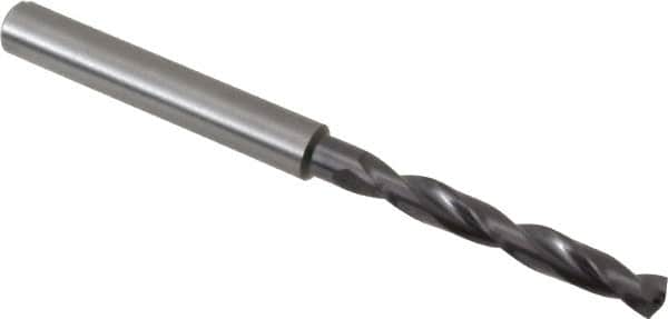 Guhring - #16 140° Solid Carbide Jobber Drill - FIREX Finish, Right Hand Cut, Spiral Flute, Straight Shank, 74mm OAL, SU Point - Americas Industrial Supply