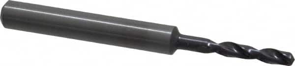 Guhring - 1/8" 140° Spiral Flute Solid Carbide Screw Machine Drill Bit - Americas Industrial Supply
