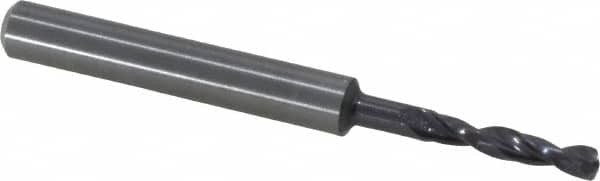 Guhring - 0.1299" 140° Spiral Flute Solid Carbide Screw Machine Drill Bit - Americas Industrial Supply