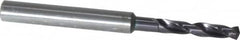 Guhring - 0.1575" 140° Spiral Flute Solid Carbide Screw Machine Drill Bit - FIREX Finish, Right Hand Cut, 24mm Flute Length, 66mm OAL, SU Point, Straight Shank - Americas Industrial Supply