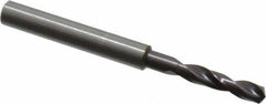 Guhring - #18 140° Spiral Flute Solid Carbide Screw Machine Drill Bit - Americas Industrial Supply