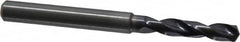 Guhring - 0.1969" 140° Spiral Flute Solid Carbide Screw Machine Drill Bit - FIREX Finish, Right Hand Cut, 28mm Flute Length, 66mm OAL, SU Point, Straight Shank - Americas Industrial Supply