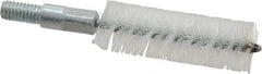 Value Collection - 3/4" Diam Helical Stainless Steel Tube Brush - Double Spiral, 0.012" Filament Diam, 2-23/64" Brush Length, 4" OAL, 5/16-18 Male Shank - Americas Industrial Supply
