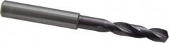 Guhring - Letter E (1/4) 140° Spiral Flute Solid Carbide Screw Machine Drill Bit - Americas Industrial Supply