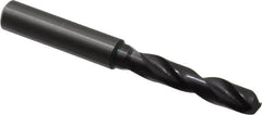 Guhring - 0.3228" 140° Spiral Flute Solid Carbide Screw Machine Drill Bit - FIREX Finish, Right Hand Cut, 47mm Flute Length, 89mm OAL, SU Point, Straight Shank - Americas Industrial Supply