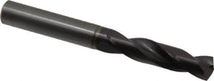 Guhring - 0.3858" 140° Spiral Flute Solid Carbide Screw Machine Drill Bit - FIREX Finish, Right Hand Cut, 47mm Flute Length, 89mm OAL, SU Point, Straight Shank - Americas Industrial Supply