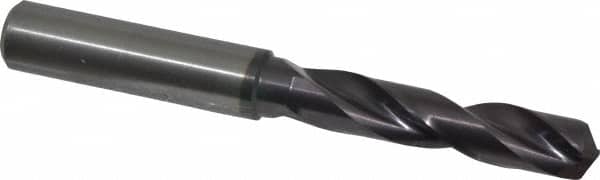 Guhring - 13/32" 140° Spiral Flute Solid Carbide Screw Machine Drill Bit - FIREX Finish, Right Hand Cut, 55mm Flute Length, 102mm OAL, SU Point, Straight Shank - Americas Industrial Supply