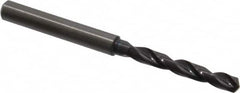 Guhring - 4.65mm 140° Solid Carbide Jobber Drill - FIREX Finish, Right Hand Cut, Spiral Flute, Straight Shank, 74.01mm OAL, SU Point - Americas Industrial Supply