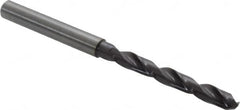 Guhring - 0.2008" 140° Solid Carbide Jobber Drill - FIREX Finish, Right Hand Cut, Spiral Flute, Straight Shank, 82mm OAL, SU Point - Americas Industrial Supply