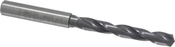 Guhring - Letter H 140° Solid Carbide Jobber Drill - FIREX Finish, Right Hand Cut, Spiral Flute, Straight Shank, 91mm OAL, SU Point - Americas Industrial Supply