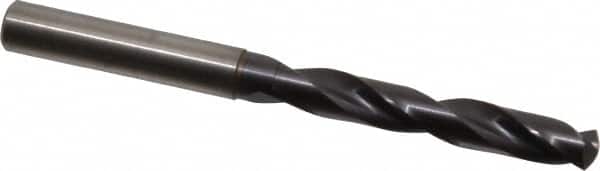 Guhring - 19/64" 140° Solid Carbide Jobber Drill - FIREX Finish, Right Hand Cut, Spiral Flute, Straight Shank, 91mm OAL, SU Point - Americas Industrial Supply
