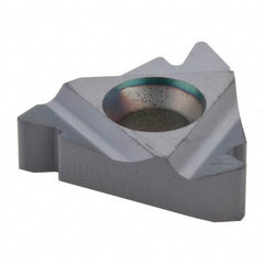 Kennametal - 16NR Internal Right Hand 8 API Round Laydown Threading Insert - Grade KC5025, TiAlN Coated Carbide, 9.53mm Inscribed Circle - Americas Industrial Supply