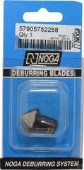 Noga - C20 Bi-Directional High Speed Steel Deburring Swivel Blade - Use on Hole Edge Surfaces - Americas Industrial Supply