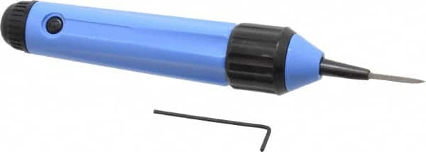 Noga - 3 Piece High Speed Steel Blade Hand Deburring Tool Set - D Blade Holder, D50 Blades, For Holes, Straight Edge, Bushing Scraping - Americas Industrial Supply