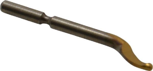 Noga - S101 Right-Handed High Speed Steel Deburring Swivel Blade - PVD TiN Coated S101, Right Handed Deburring Blade - Americas Industrial Supply