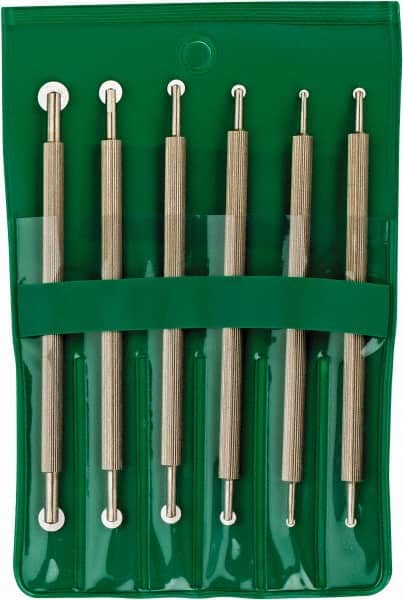 Value Collection - 6 Piece High Speed Steel Blade Hand Deburring Tool Set - For Hole Edge, Straight Edge - Americas Industrial Supply