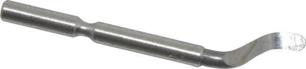 Shaviv - E100C Right-Handed Carbide Deburring Swivel Blade - Use on Hole Edge & Straight Edge Surfaces, Adjustable - Americas Industrial Supply