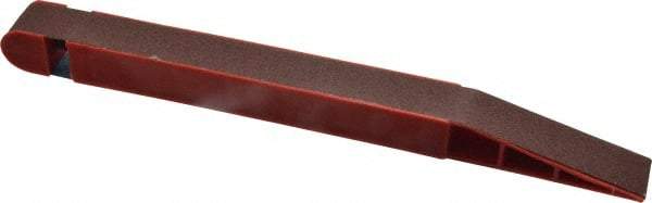 Lumberton Industries - 120 Grit Red Abrasive Belt Stick - 3/4 Inches Wide x 10 Inches Long - Americas Industrial Supply