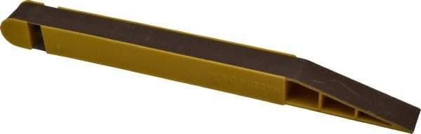 Lumberton Industries - 400 Grit Yellow Abrasive Belt Stick - 3/4 Inches Wide x 10 Inches Long - Americas Industrial Supply