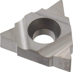 Carmex - 22UIR/L Internal Left & Right Hand 4 UN Laydown Threading Insert - Grade P30, Uncoated Coated Carbide - Americas Industrial Supply