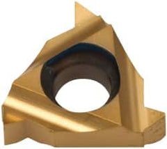 Hertel - 08IR Internal Right Hand ISO Laydown Threading Insert - Grade HG220TR, TiN Coated Carbide, 3/16" Inscribed Circle - Americas Industrial Supply