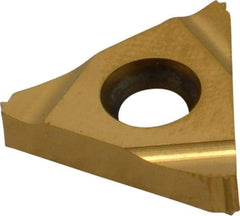 Carmex - 16ER External Right Hand ISO Laydown Threading Insert - Grade MXC, TiN Coated Carbide - Americas Industrial Supply