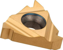 Carmex - 16IR Internal Right Hand ISO Laydown Threading Insert - Grade MXC, TiN Coated Carbide - Americas Industrial Supply