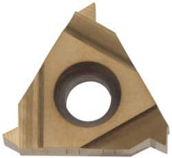 Hertel - 16ER External Right Hand 18 NPTF Laydown Threading Insert - Grade HG330TR, TiC/TiN Coated Carbide - Americas Industrial Supply