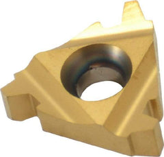 Carmex - 22IR Internal Right Hand 6 Acme Laydown Threading Insert - Grade BXC, TiN Coated Carbide - Americas Industrial Supply