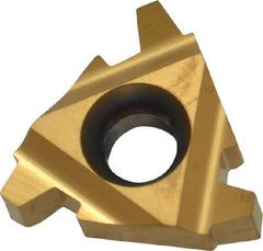 Carmex - 22IR Internal Right Hand 5 Acme Laydown Threading Insert - Grade BXC, TiN Coated Carbide - Americas Industrial Supply