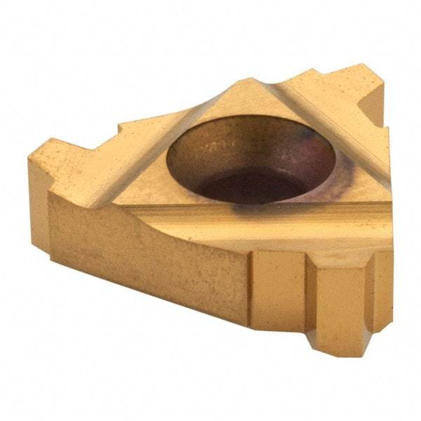 Carmex - 22ER External Right Hand 5 Stub Acme Laydown Threading Insert - Grade MXC, TiN Coated Carbide - Americas Industrial Supply