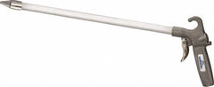 Guardair - 120 Max psi Whisper Jet Pistol Grip Blow Gun - 1/4 NPT, 72" Tube Length, Aluminum - Americas Industrial Supply