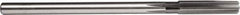 Union Butterfield - 1-3/16" High Speed Steel 8 Flute Chucking Reamer - Straight Flute, 1" Straight Shank, 2-7/8" Flute Length, 11" OAL - Americas Industrial Supply