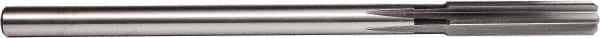 Union Butterfield - Letter D High Speed Steel 6 Flute Chucking Reamer - Straight Flute, 0.2329" Straight Shank, 1-1/2" Flute Length, 6" OAL - Americas Industrial Supply