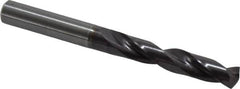 Guhring - Letter W 140° Solid Carbide Jobber Drill - FIREX Finish, Right Hand Cut, Spiral Flute, Straight Shank, 103mm OAL, SU Point - Americas Industrial Supply