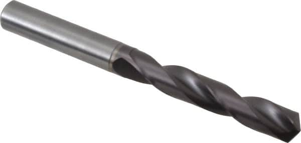 Guhring - 25/64" 140° Solid Carbide Jobber Drill - FIREX Finish, Right Hand Cut, Spiral Flute, Straight Shank, 103mm OAL, SU Point - Americas Industrial Supply