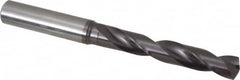 Guhring - 27/64" 140° Solid Carbide Jobber Drill - FIREX Finish, Right Hand Cut, Spiral Flute, Straight Shank, 118mm OAL, SU Point - Americas Industrial Supply