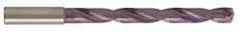 Guhring - Letter E (1/4"), 140° Point, Solid Carbide Taper Length Drill Bit - TiAlN Finish, 66mm Flute Length, 106mm OAL, Series 5512 - Americas Industrial Supply