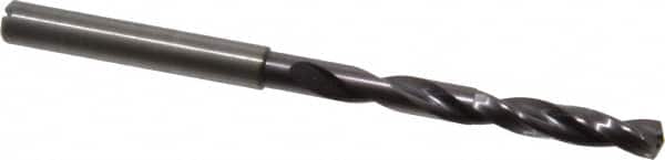 Guhring - 13/64", 140° Point, Solid Carbide Taper Length Drill Bit - TiAlN Finish, 50mm Flute Length, 90mm OAL, Series 5512 - Americas Industrial Supply