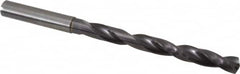 Guhring - 7.5mm, 140° Point, Solid Carbide Taper Length Drill Bit - TiAlN Finish, 76mm Flute Length, 116mm OAL, Series 5512 - Americas Industrial Supply