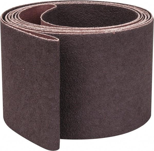 Norton - 3" Wide x 132" OAL, 60 Grit, Aluminum Oxide Abrasive Belt - Aluminum Oxide, Medium, Coated, X Weighted Cloth Backing, Series R228 - Americas Industrial Supply