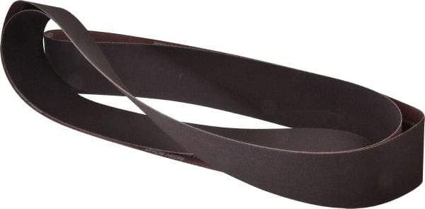 Norton - 3" Wide x 132" OAL, 100 Grit, Aluminum Oxide Abrasive Belt - Aluminum Oxide, Fine, Coated, X Weighted Cloth Backing, Series R228 - Americas Industrial Supply