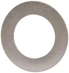 Made in USA - 0.005" Thick, 3/8" Inside x 5/8" OD, Round Shim - 5/16" Screw, Uncoated 316 Stainless Steel - Americas Industrial Supply