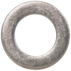 Made in USA - 0.06" Thick, 3/8" Inside x 5/8" OD, Round Shim - 5/16" Screw, Uncoated 316 Stainless Steel - Americas Industrial Supply