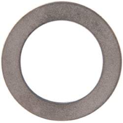Made in USA - 0.016" Thick, 1/2" Inside x 3/4" OD, Round Shim - 7/16" Screw, Uncoated 316 Stainless Steel - Americas Industrial Supply