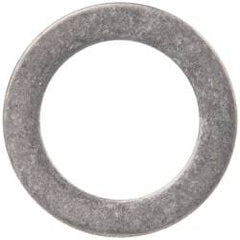 Made in USA - 0.03" Thick, 1/2" Inside x 3/4" OD, Round Shim - 7/16" Screw, Uncoated 316 Stainless Steel - Americas Industrial Supply