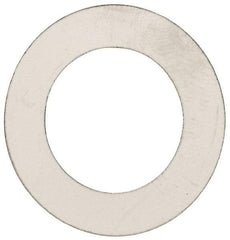 Made in USA - 0.01" Thick, 5/8" Inside x 1" OD, Round Shim - 9/16" Screw, Uncoated 316 Stainless Steel - Americas Industrial Supply