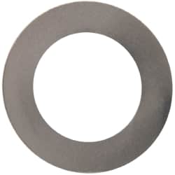 Made in USA - 0.005" Thick, 5/8" Inside x 1" OD, Round Shim - 9/16" Screw, Uncoated 316 Stainless Steel - Americas Industrial Supply