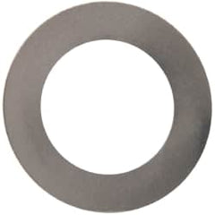Made in USA - 0.005" Thick, 5/8" Inside x 1" OD, Round Shim - 9/16" Screw, Uncoated 316 Stainless Steel - Americas Industrial Supply
