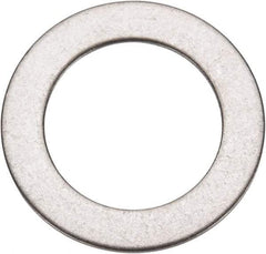 Made in USA - 0.03" Thick, 3/4" Inside x 1-1/8" OD, Round Shim - 5/8" Screw, Uncoated 316 Stainless Steel - Americas Industrial Supply